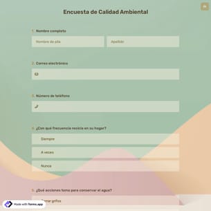 Encuesta de Calidad Ambiental