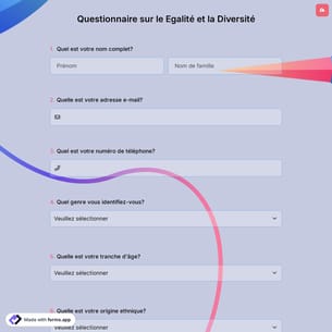 Questionnaire sur le Egalité et la Diversité