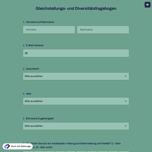 Gleichstellungs - und Diversitätsfragebogen