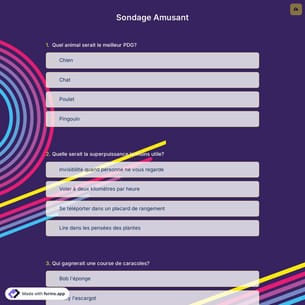 Sondage Amusant