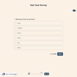 Hair Care Survey
