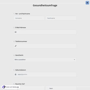Gesundheitsumfrage