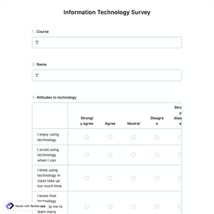 Information Technology Survey