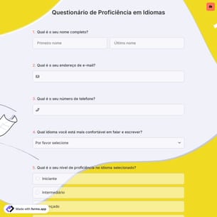 Questionário de Proficiência em Idiomas