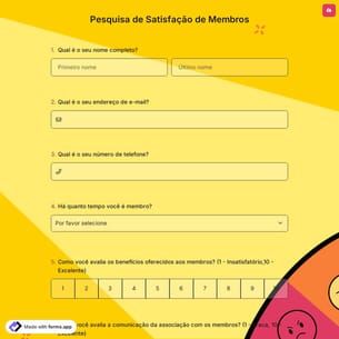 Pesquisa de Satisfação de Membros