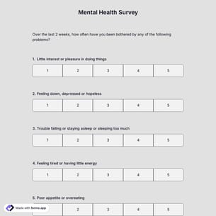 Mental Health Survey