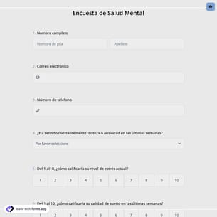Encuesta de Salud Mental