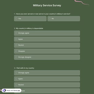 Military Service Survey