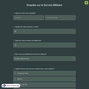 Enquête sur le Service Militaire