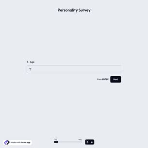 Personality Survey