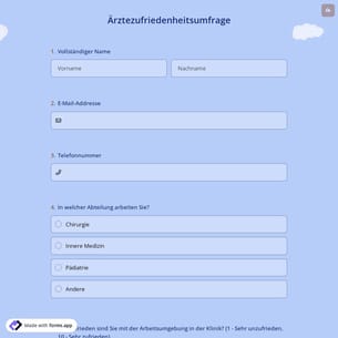 Ärztezufriedenheitsumfrage