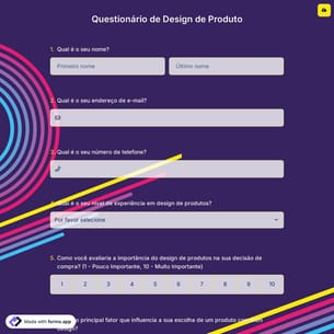 Questionário de Design de Produto