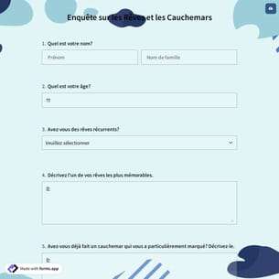 Enquête sur les Rêves et les Cauchemars