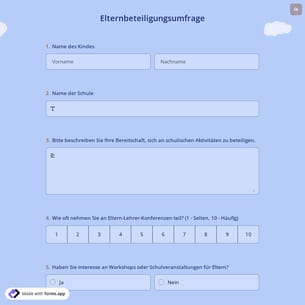 Elternbeteiligungsumfrage