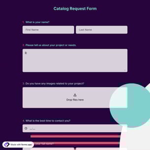 Catalog Request Form