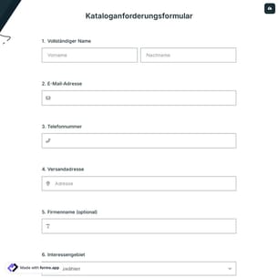 Kataloganforderungsformular