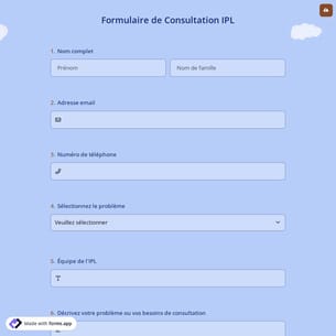 Formulaire de Consultation IPL