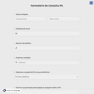 Formulário de Consulta IPL