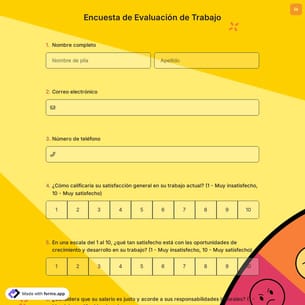 Encuesta de Evaluación de Trabajo