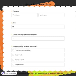 Retreat Registration Form