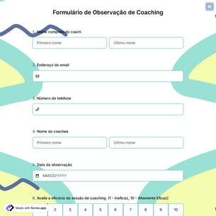 Formulário de Observação de Coaching