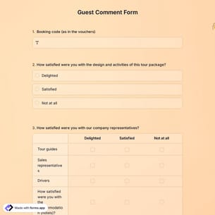 Guest Comment Form