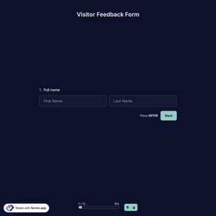Visitor Feedback Form