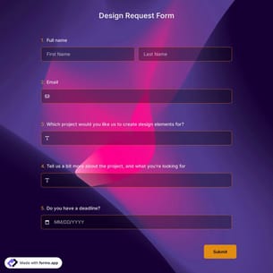 Design Request Form