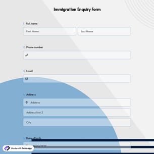 Immigration Enquiry Form