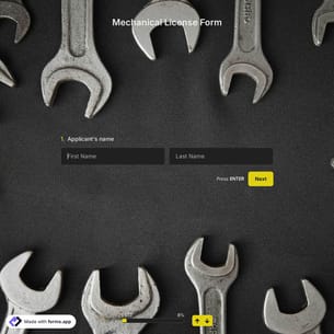 Mechanical License Form