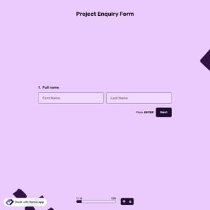Project Enquiry Form