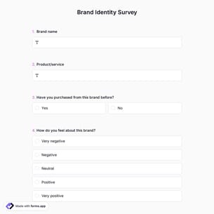 Brand Identity Survey