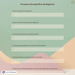 Pesquisa Demográfica de Negócios