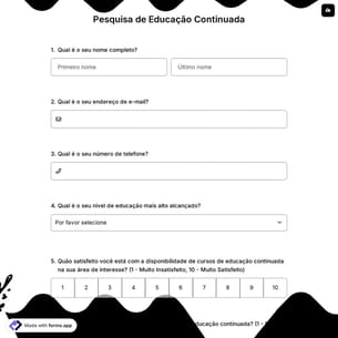 Pesquisa de Educação Continuada