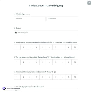 Patientenverlaufsverfolgung