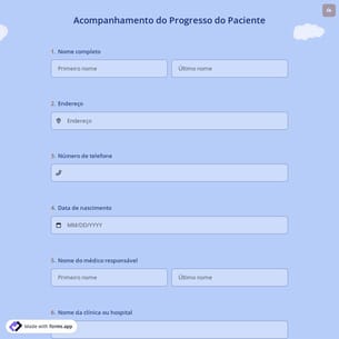 Acompanhamento do Progresso do Paciente