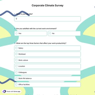 Corporate Climate Survey