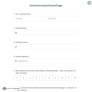 Patienten-Austrittsumfrage