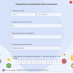 Programme de Satisfaction des Participants