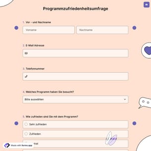 Programmzufriedenheitsumfrage