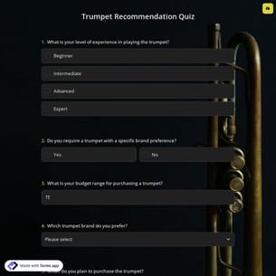 Trumpet Recommendation Quiz