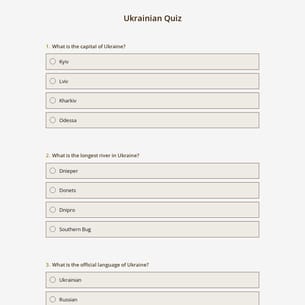 Ukrainian Quiz