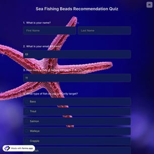 Sea Fishing Beads Recommendation Quiz