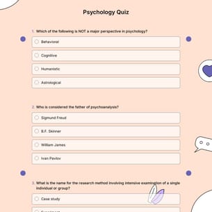 Psychology Quiz