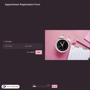 Appointment Registration Form