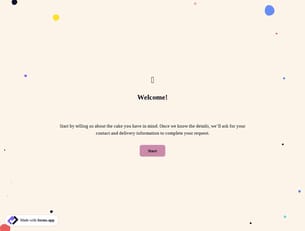 Custom Cake Order Form