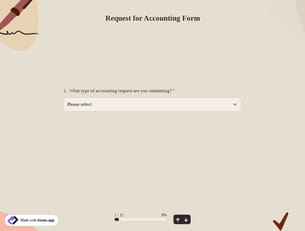 Request for Accounting Form