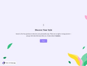 Personality Quiz Template