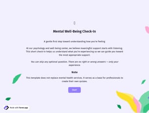 Mental Health Quiz
