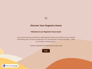 Harry Potter House Quiz